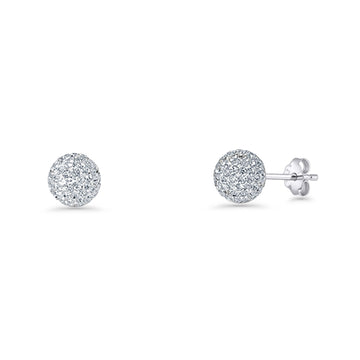 Full Ball Stud Earrings